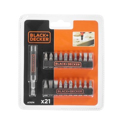 Black and Decker - 21 Piece Screwdriving Bit Set - A7074