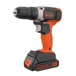 Black and Decker - 18V Lithiumion borrskruvdragare med 15Ah batteri  400mA laddare - BCD001C1