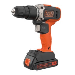 Black and Decker - 18V lithiumion 2 vxlad slagborrmaskin med 15Ah batteri  400mA laddare - BCD003C1