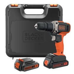 Black and Decker - 18V lithiumion 2 vxlad slagborrmaskin med 2x15Ah batterier med 400mA laddare - BCD003C2K