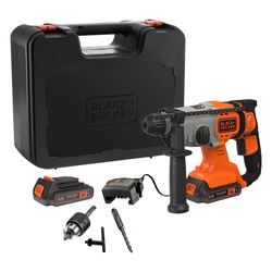 Black and Decker - 18V 25Ah SDSPlus Borrhammare med kitbox - BCD900E2K