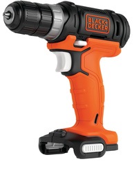 Black and Decker - 12V USB laddningsbar borrskruvdragare utan batteri - BDCDD12USB