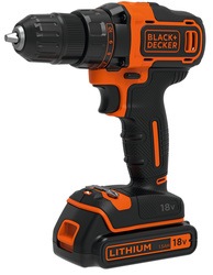 Black and Decker - 18V 2G borrskruvdragare med 400mA laddare 1x15Ah batteri samt vska - BDCDD186K