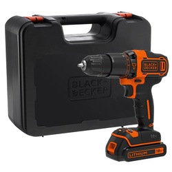 Black and Decker - 18V 2G slagborrmaskin med 400mA laddare 1x15Ah batteri och vska - BDCHD18K