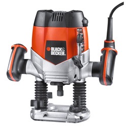 Black and Decker - 1200W Handverfrs med vska och frsstl - KW900EKA