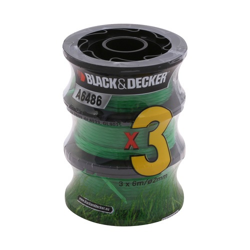 Black and Decker - Trimmertrd p spole 3pack  10 m - A6486