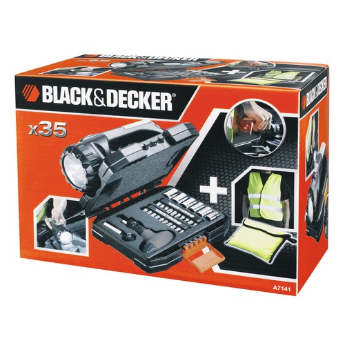 Black and Decker - SOS Ficklampsset 35 delar - A7141