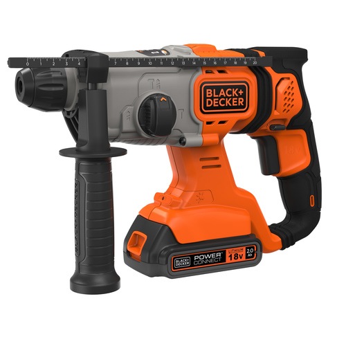 Black and Decker - 18V 20Ah SDSPlus borrhammare med kitbox - BCD900D1S