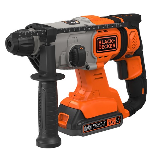 Black and Decker - 18V 20Ah SDSPlus borrhammare med kitbox - BCD900D1S
