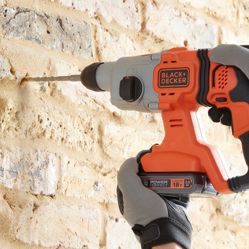 Black and Decker - 18V 20Ah SDSPlus borrhammare med kitbox - BCD900D1S