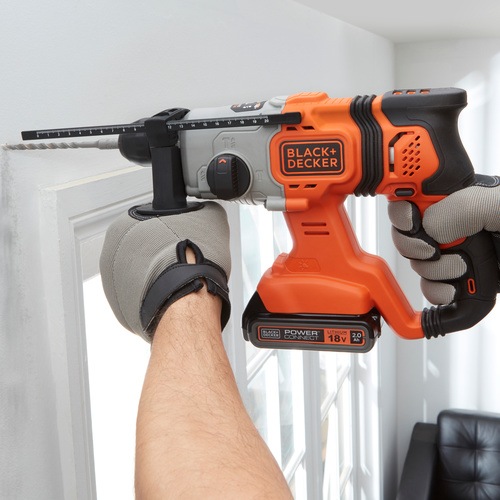 Black and Decker - 18V 20Ah SDSPlus borrhammare med kitbox - BCD900D1S