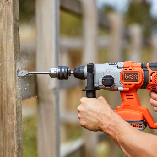 Black and Decker - 18V 20Ah SDSPlus borrhammare med kitbox - BCD900D1S