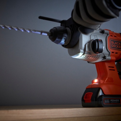 Black and Decker - 18V 20Ah SDSPlus borrhammare med kitbox - BCD900D1S