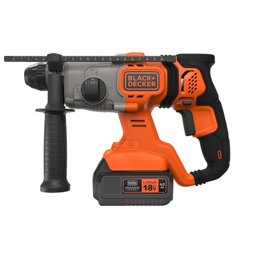 Black and Decker - 18V 40Ah SDSplus borrhammare med kitbox - BCD900M1K