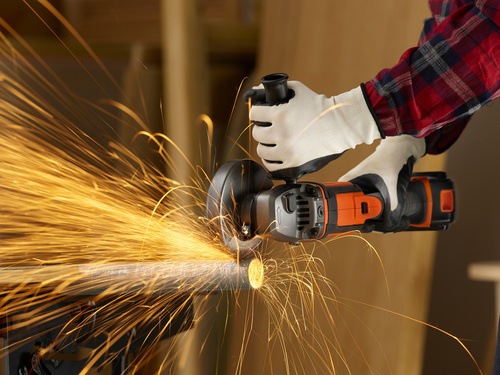 Black and Decker - 18V Liion sladdls vinkelslip utan batteri och laddare - BCG720N