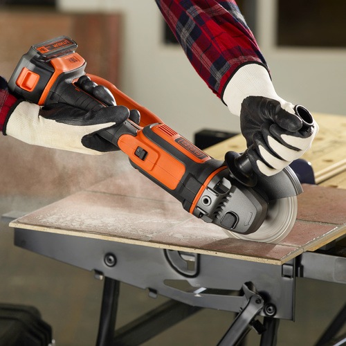 Black and Decker - 18V Liion sladdls vinkelslip utan batteri och laddare - BCG720N