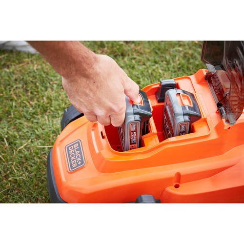 Black and Decker - 2x18V 25Ah 33cm kompakt grsklippare - BCMW3318L2