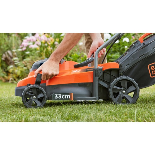 Black and Decker - 36V 33cm kompakt grsklippare utan batteri - BCMW3336N
