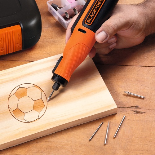 Black and Decker - 72V sladdlst rotationsverktyg med 52 tillbehr - BCRT8IK