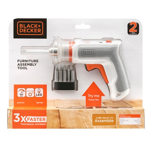 Black and Decker - BLACKDECKER HEXDRIVER 36V Mbelmonteringsverktyg - BCRTA01