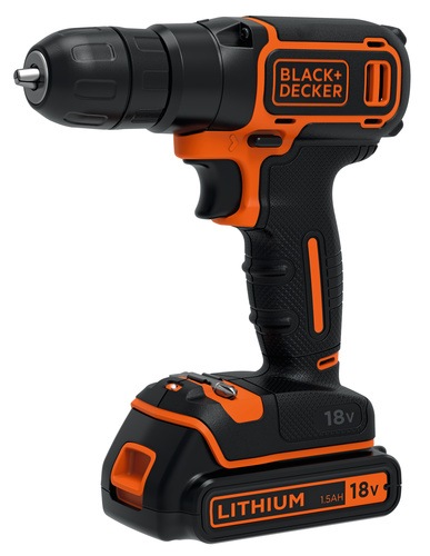 Black and Decker - 18V Drill  200mA charger  carton  1 batt - BDCD18