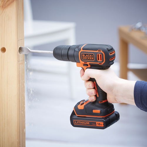 Black and Decker - 18V Drill  200mA charger  carton  1 batt - BDCD18
