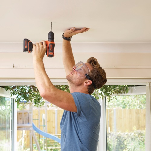 Black and Decker - 108V LiIon kompakt borrmaskinskruvdragare med vska - BDCDD12K1B