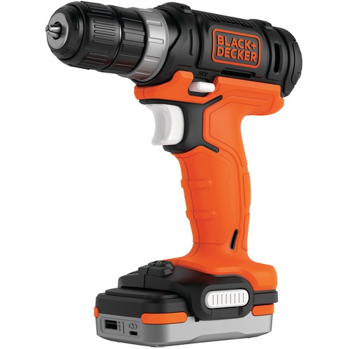 Black and Decker - 12V USB laddningsbar borrskruvdragare utan batteri - BDCDD12USB