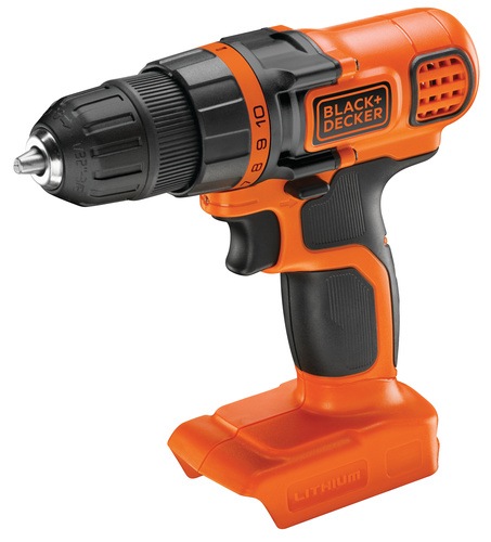 Black and Decker - 18V Skruvdragare utan batteri och laddare - BDCDD18N