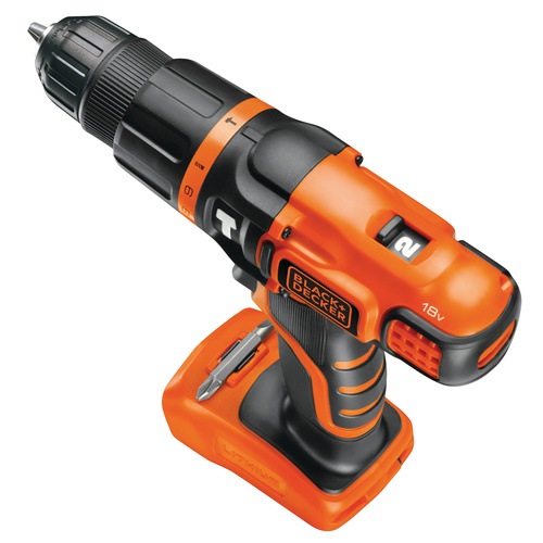Black and Decker - 18V Slagborrmaskin utan batteri och laddare - BDCH188N