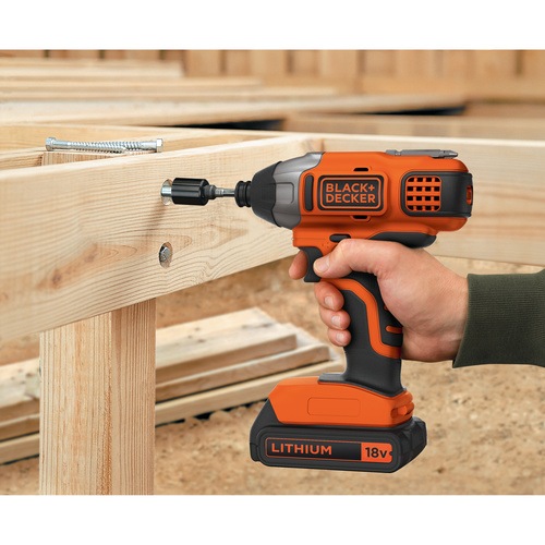 Black and Decker - 18V Slagskruvdragare utan batteri och laddare - BDCIM18N