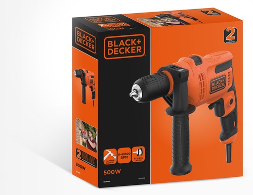 Black and Decker - 500W Slagborrmaskin - BEH200