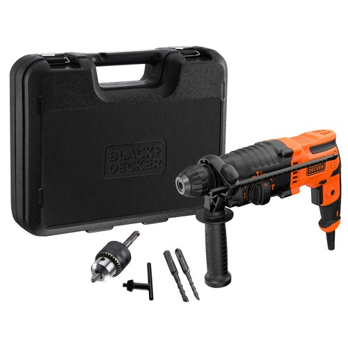 Black and Decker - 650W SDS Borrhammare med kitbox - BEHS01K