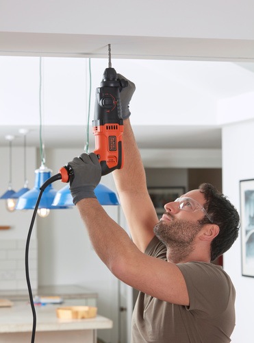 Black and Decker - 650W SDS Borrhammare med kitbox - BEHS01K