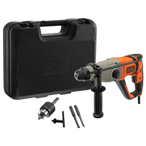Black and Decker - 800W SDSPlus borrhammare i kitbox - BEHS02K