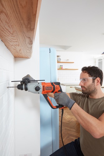 Black and Decker - 800W SDSPlus borrhammare i kitbox - BEHS02K
