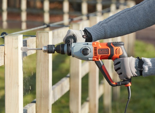 Black and Decker - 800W SDSPlus borrhammare i kitbox - BEHS02K