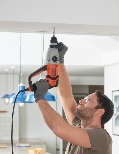 Black and Decker - 800W SDSPlus borrhammare i kitbox - BEHS02K