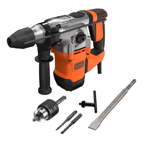 Black and Decker - 1250W SDS Borrhammare i kitbox - BEHS03K