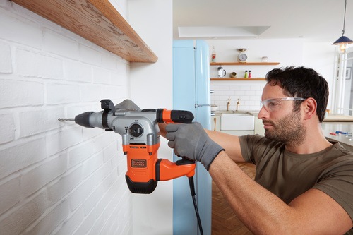 Black and Decker - 1250W SDS Borrhammare i kitbox - BEHS03K