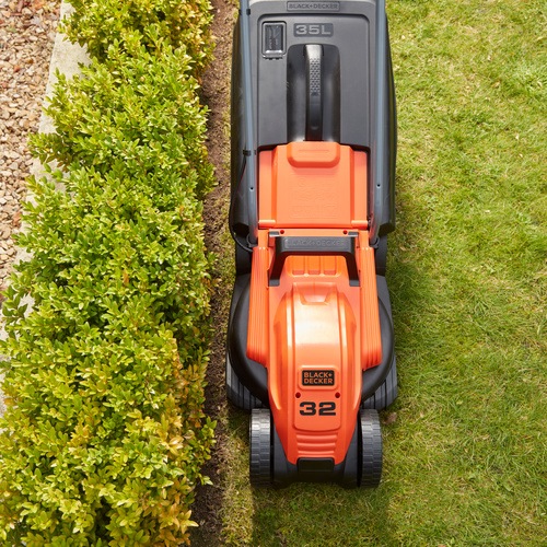 Black and Decker - 32CM 1200W Grsklippare med ergonomiskt handtag - BEMW451BH