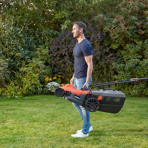 Black and Decker - 34CM 1400W Grsklippare med EasySteer - BEMW461ES