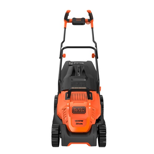 Black and Decker - 38CM 1600W Grsklippare med ergonomisk handtagsdesign - BEMW471BH