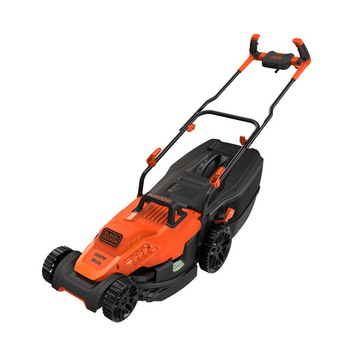Black and Decker - 38CM 1600W Grsklippare med ergonomisk handtagsdesign - BEMW471BH
