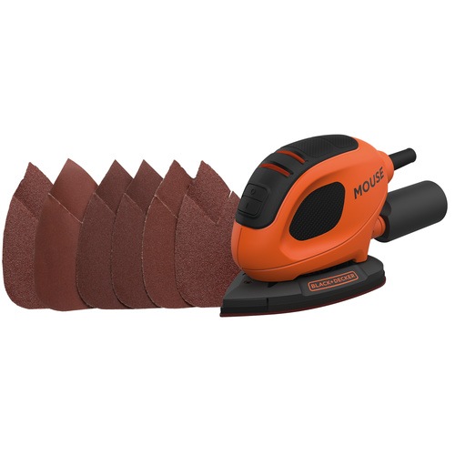 Black and Decker - 55W Mouse detaljslip  6 slipark - BEW230