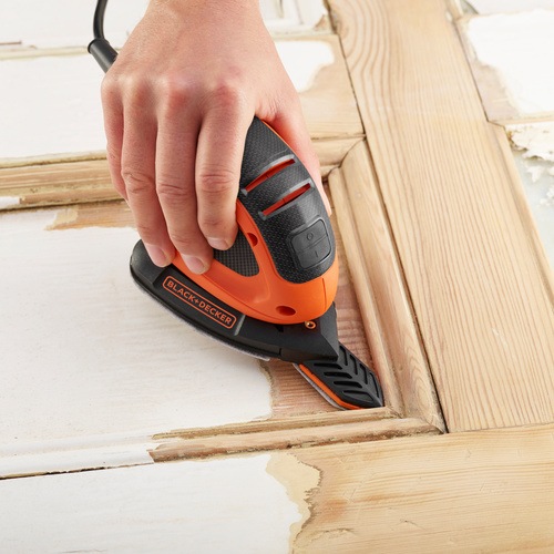 Black and Decker - 55W Mouse detaljslip  6 slipark - BEW230