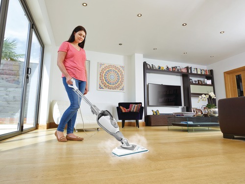 Black and Decker - 1600W 2i1 Steammop med deltahuvud SteMitt och 15 tillbehr - BHSM1615DSG