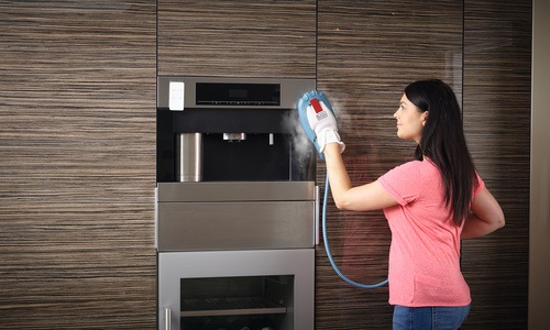 Black and Decker - 1600W 2i1 Steammop med deltahuvud SteMitt och 15 tillbehr - BHSM1615DSG