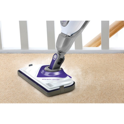 Black and Decker - 1600W 2i1 Steammop med deltahuvud SteMitt och 17 tillbehr - BHSM1615DSM