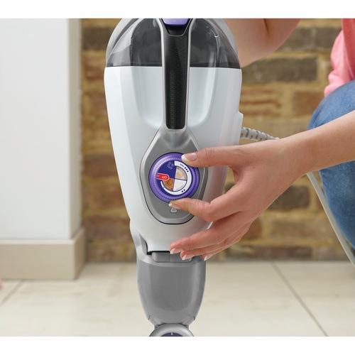 Black and Decker - 1600W 2i1 Steammop med deltahuvud SteMitt och 17 tillbehr - BHSM1615DSM